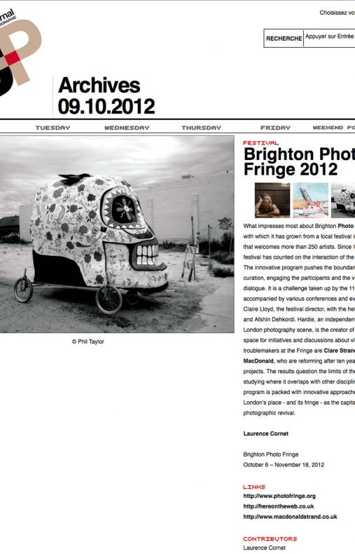 Brighton Photo Fringe Exhibition 2012