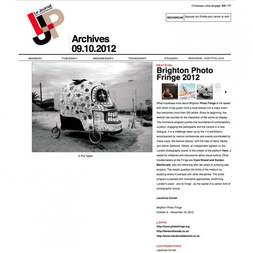 Brighton Photo Fringe Exhibition 2012