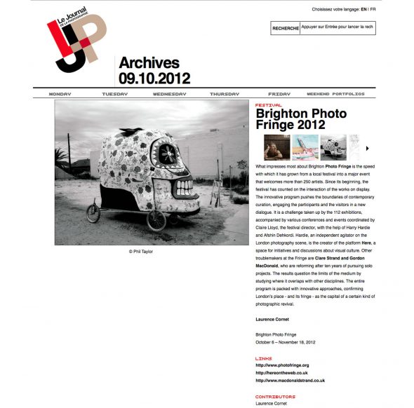Brighton Photo Fringe Exhibition 2012
